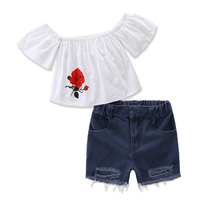 Flower Top and Shorts Set - Thumbnail 2