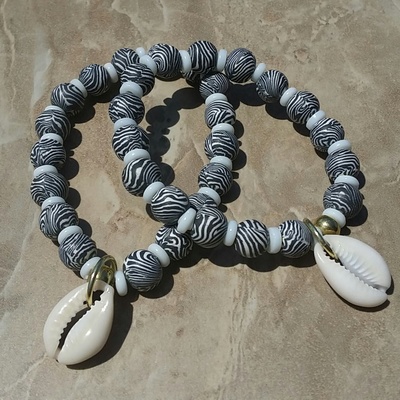 Zebra Stretch Bracelets 