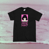SAILOR SATURN ANIME TEE ( 2 colors ) - Thumbnail 1