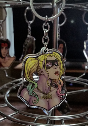 Harley Quinn Key Charm