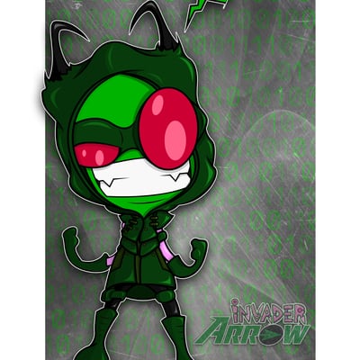 Invader zimm x arrow print