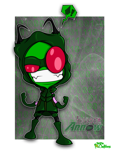 Invader Zimm x Arrow Print