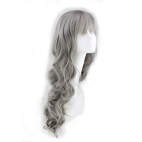 Gray/Grey Wig (65cm) - Thumbnail 1