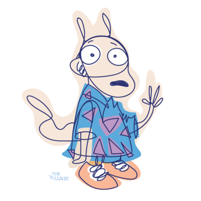 Rockos modern art print