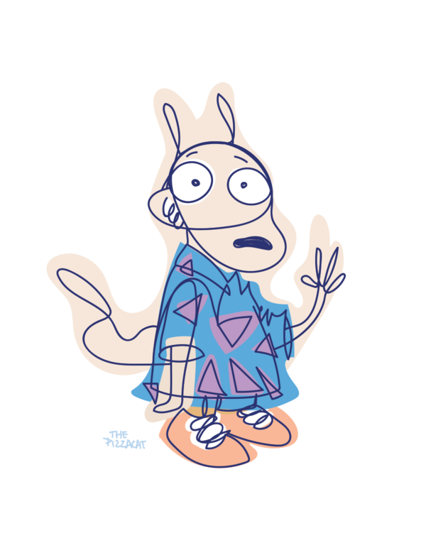 Rockos Modern Art Print