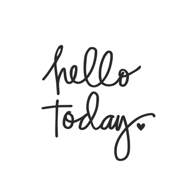 Planner decal- hello today! 