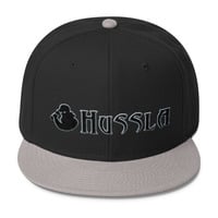 Hussla black gray 0617 Wool Blend Snapback - Thumbnail 2