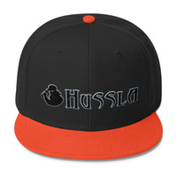 Hussla black gray 0617 Wool Blend Snapback - Thumbnail 3
