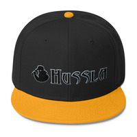 Hussla black gray 0617 Wool Blend Snapback - Thumbnail 5