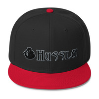 Hussla black gray 0617 Wool Blend Snapback - Thumbnail 8
