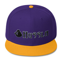 Hussla black gray 0617 Wool Blend Snapback - Thumbnail 10