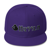 Hussla black gray 0617 Wool Blend Snapback - Thumbnail 11