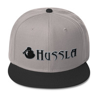 Hussla black gray 0617 Wool Blend Snapback - Thumbnail 12