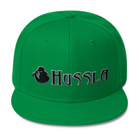 Hussla black gray 0617 Wool Blend Snapback - Thumbnail 13