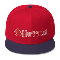 Hussla red white 0617 Wool Blend Snapback - Thumbnail 10