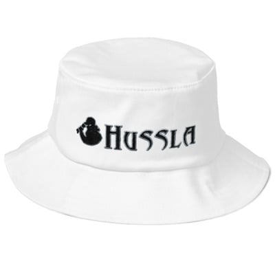 Hussla black grey 0617 old school bucket hat