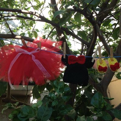 Minnie mouse inspired costume 