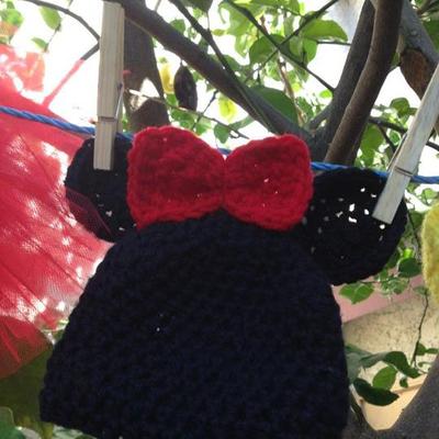 Minnie mouse inspired costume 