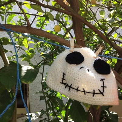 Jack skellington inspired beanie