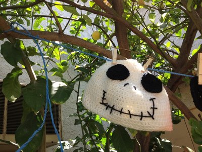 Jack Skellington inspired beanie