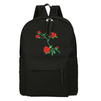 HARAJUKU ROSE EMBROIDERED BACKPACK - Thumbnail 3