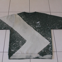 One-Of-A-Kind Green Stripe Sweatshirt - Thumbnail 1