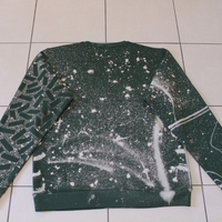 One-Of-A-Kind Green Stripe Sweatshirt - Thumbnail 2