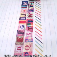 Scrapbook Letters Washi  - Thumbnail 1