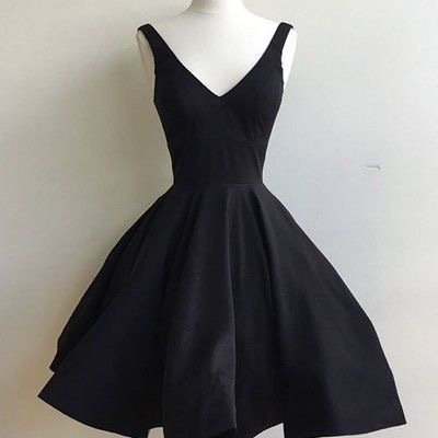 Elegant black  prom homecoming dresses for junior  - Thumbnail 5