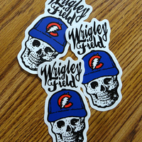 Dead Wrigley Chicago (Durable Vinyl Stickers) - Thumbnail 1
