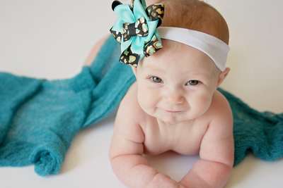 Cheetah Folded Flower