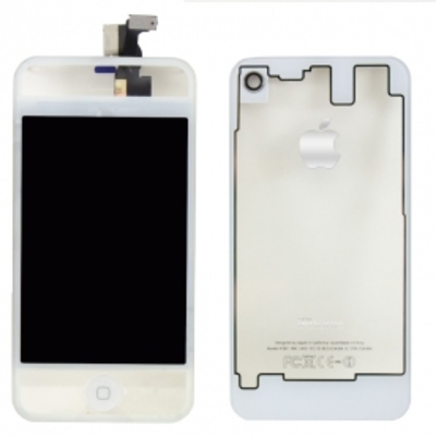 Iphone 4/4s clear white screen replacement