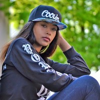 Coolin. Blue/White Floral Snapback - Thumbnail 1