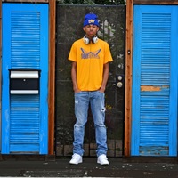 BAY Beanie Royal and Yellow - Thumbnail 4