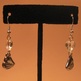 Acrylic & Alloy <3 Dangle Earrings - Thumbnail 1