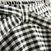 *Free Ship* Retro Bowknot Plaid Skirt - Thumbnail 4
