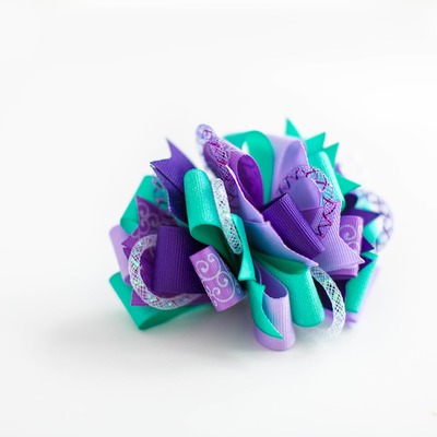 Under the sea funky loop bow - Thumbnail 4