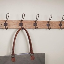  wood entryway rack 