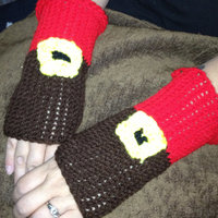 Grumpy inspired fingerless gloves - Thumbnail 2