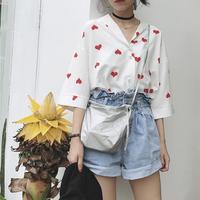 Vintage Heart Short Sleeve Shirt - Thumbnail 2