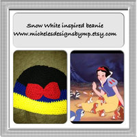 Snow white Inspired Beanie - Thumbnail 3