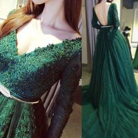 Backless Prom dress,sexy prom dress,Evening Dress,Charming prom dress, long prom dress,prom dresses, elegant prom dress, prom dress Z134 - Thumbnail 1
