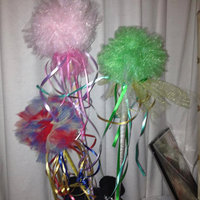 Tutu Tulle Pom Pom Wand - Thumbnail 1