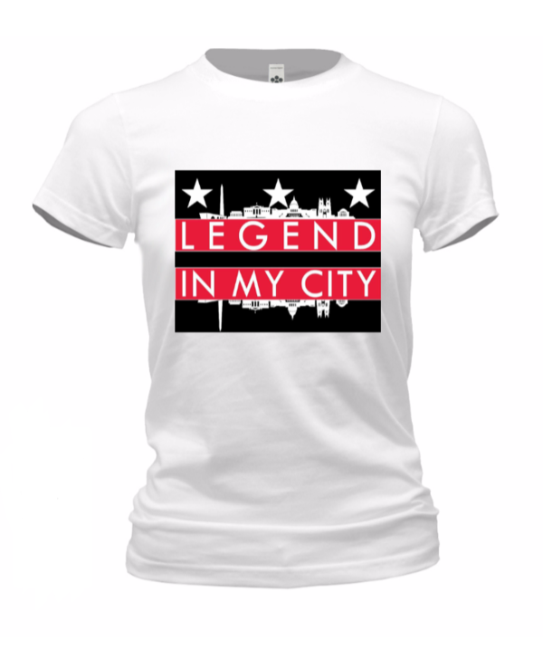 Women's Fitted Legend In My City Crew Neck Tee