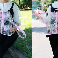 HARAJUKU JELLY TRANSPARENT BACKPACK - Thumbnail 2