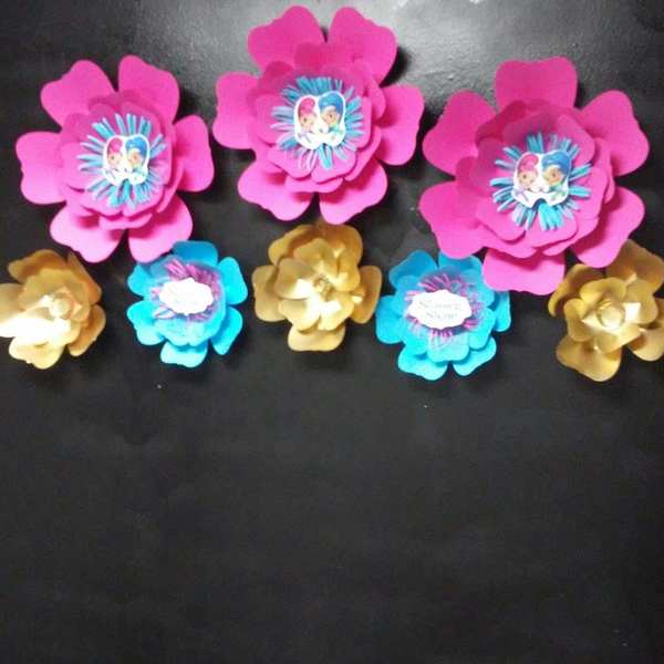 Table Flower Wall Backdrops