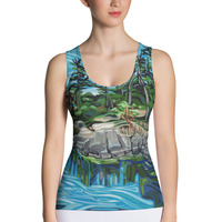 Kimberly Thompson Collection - Chatham Island Womens Tank Top - from Michael David - Thumbnail 1