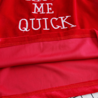 Free Shipping-KISS ME QUICK VELVET TOP - Thumbnail 4