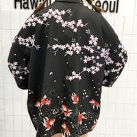 HARAJUKU SAKURA FISH PRINTED KIMONO - Thumbnail 2