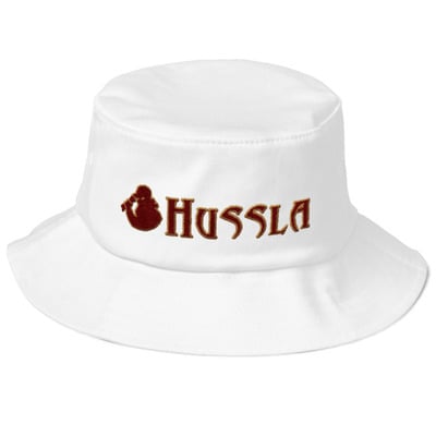 Hussla burgundy gold 0706 old school bucket hat